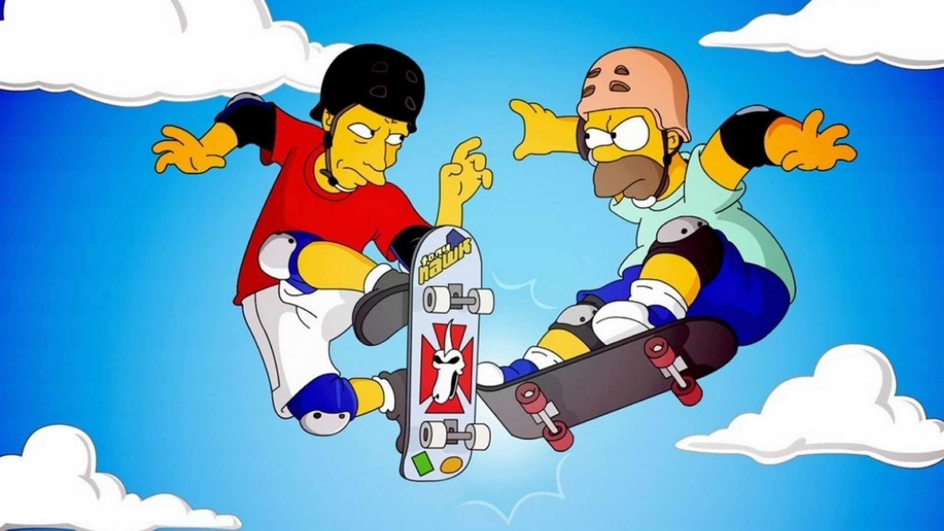 Tony Hawk y Homero