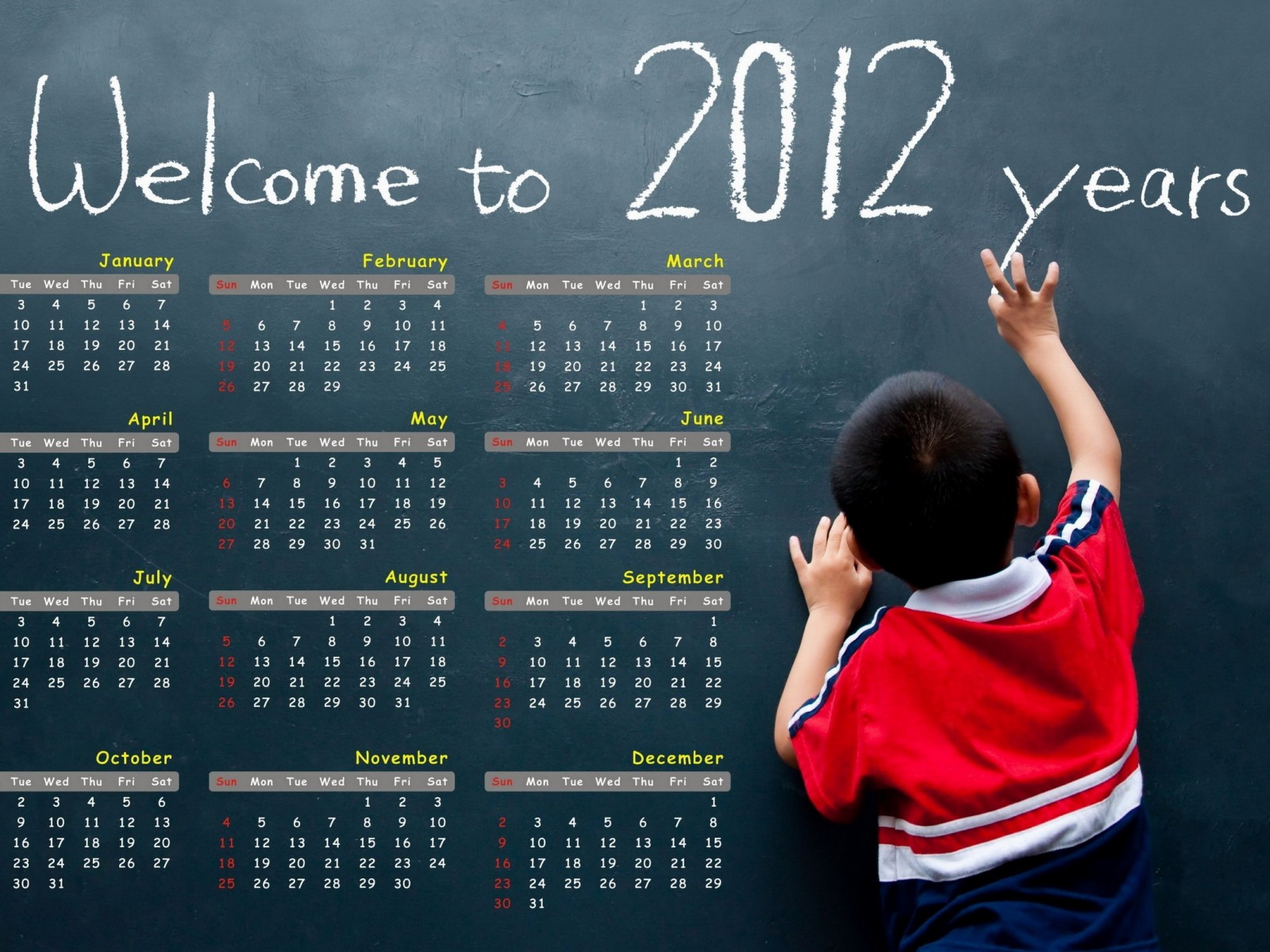 Welcome to 2012 years