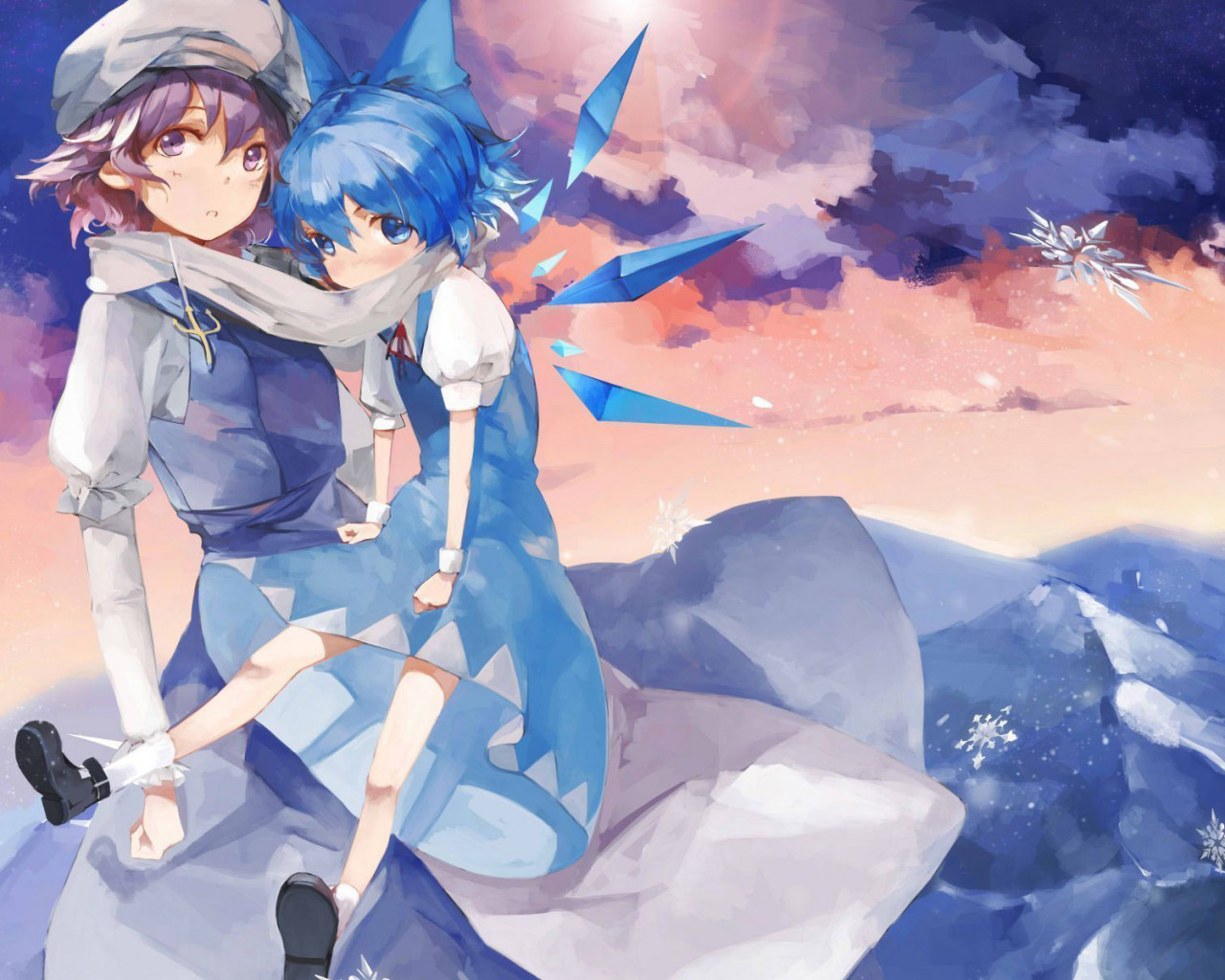 Letty whiterock y cirno -Touhou project