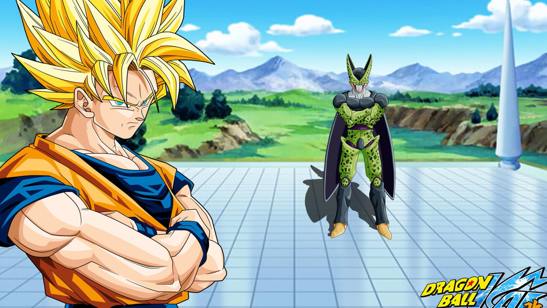 Goku y Cell - Dragon Ball Kai