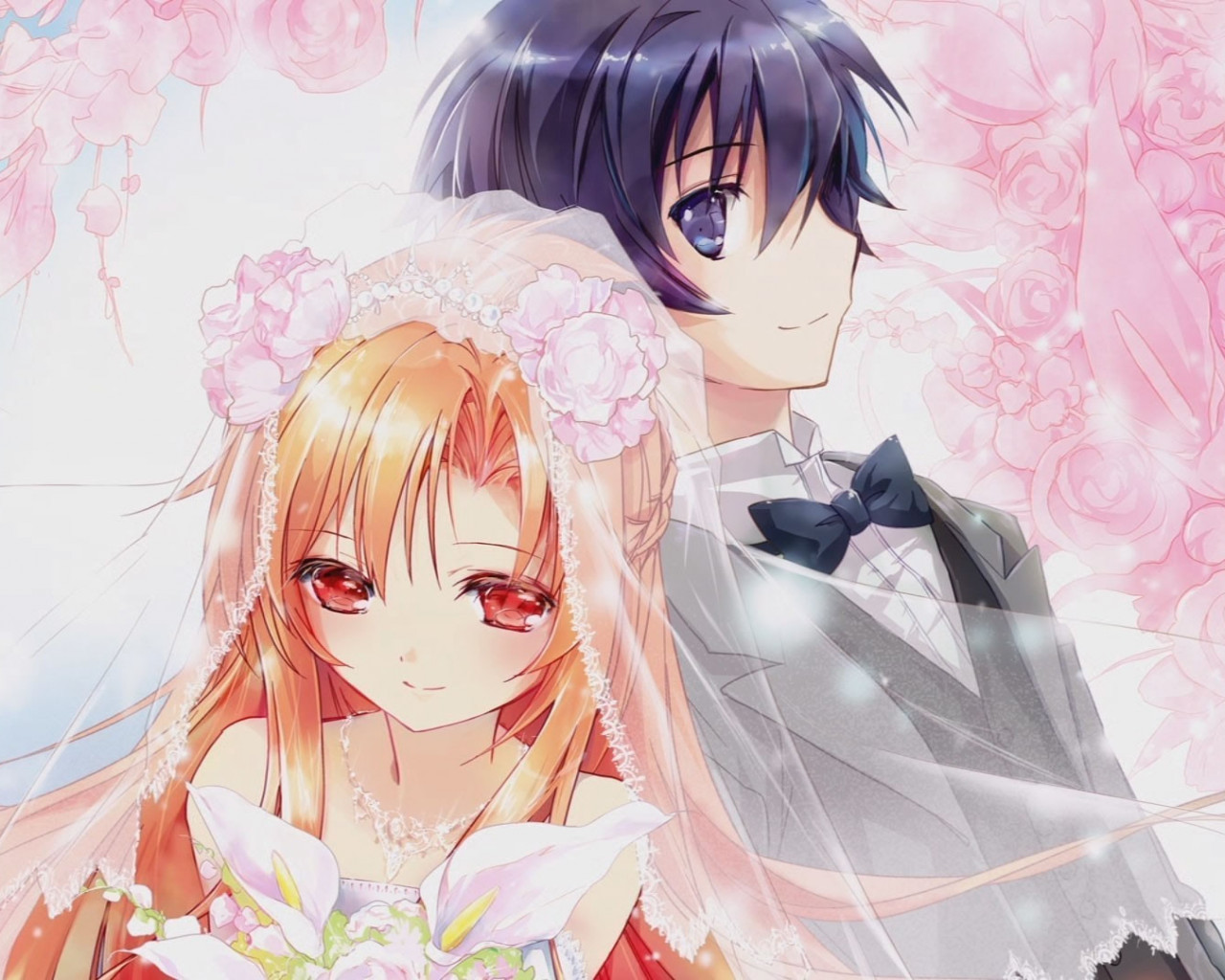 Kirito y Asuna - Sword Art online