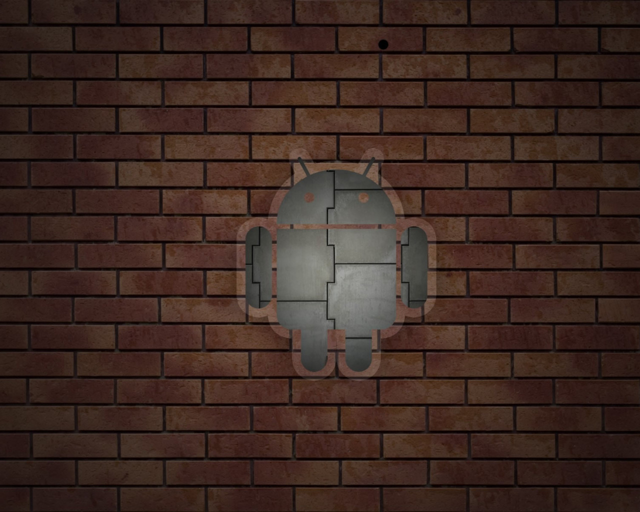 Android en pared