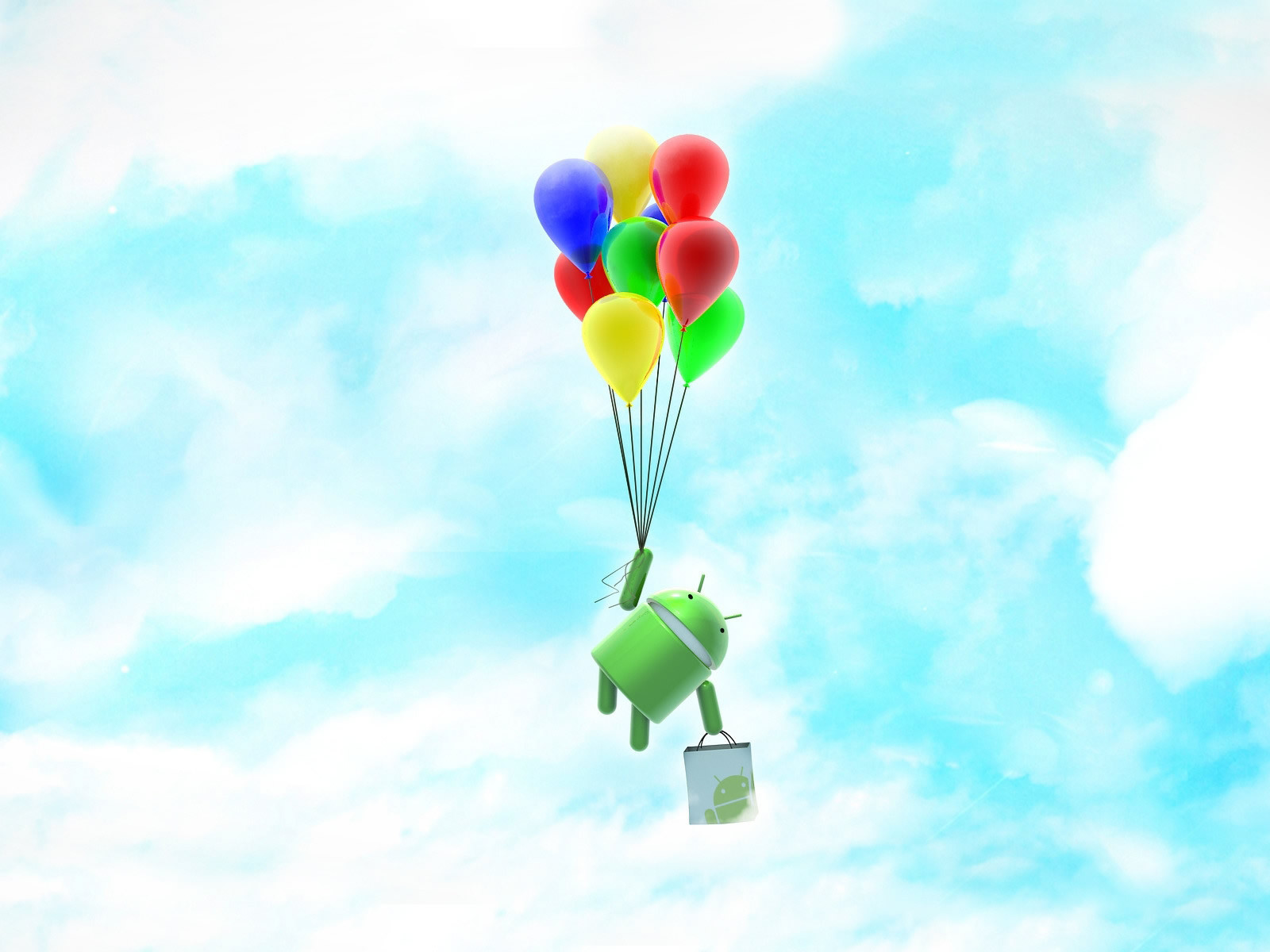 Android volando