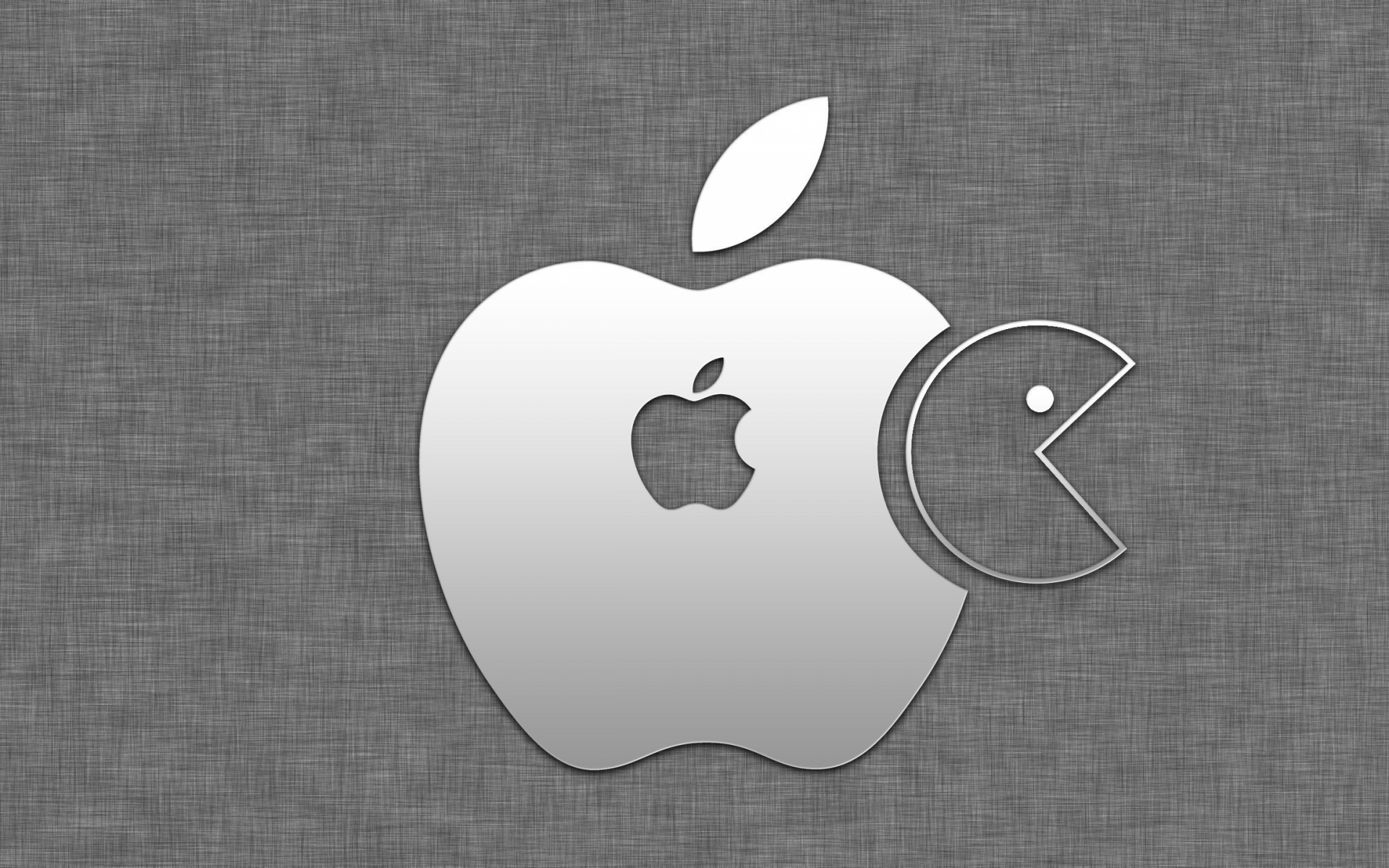 Logo Apple Gris