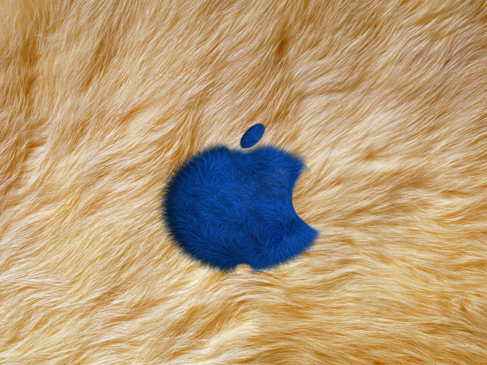 Logo de Apple en piel