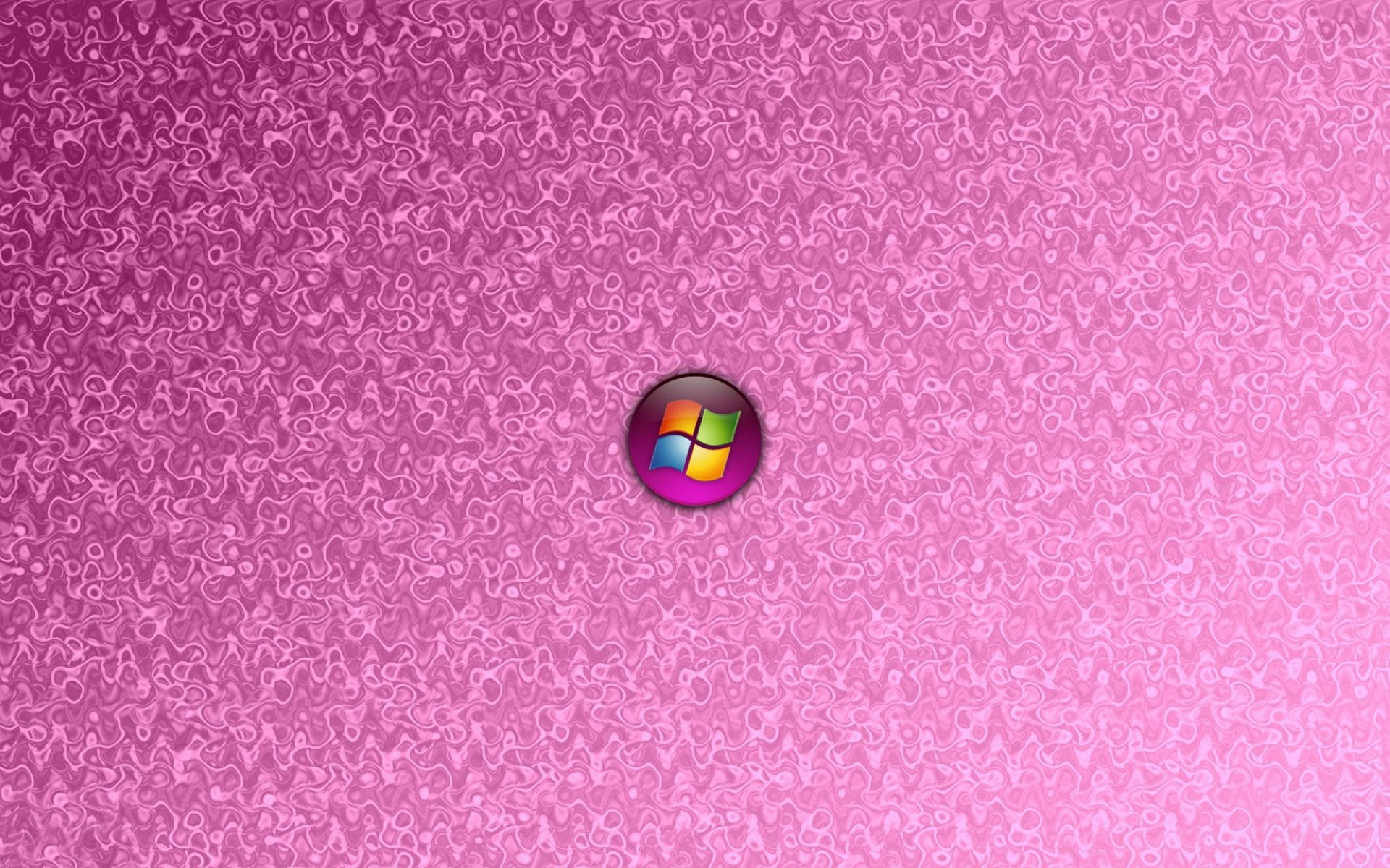 Logo de Windows en rosado