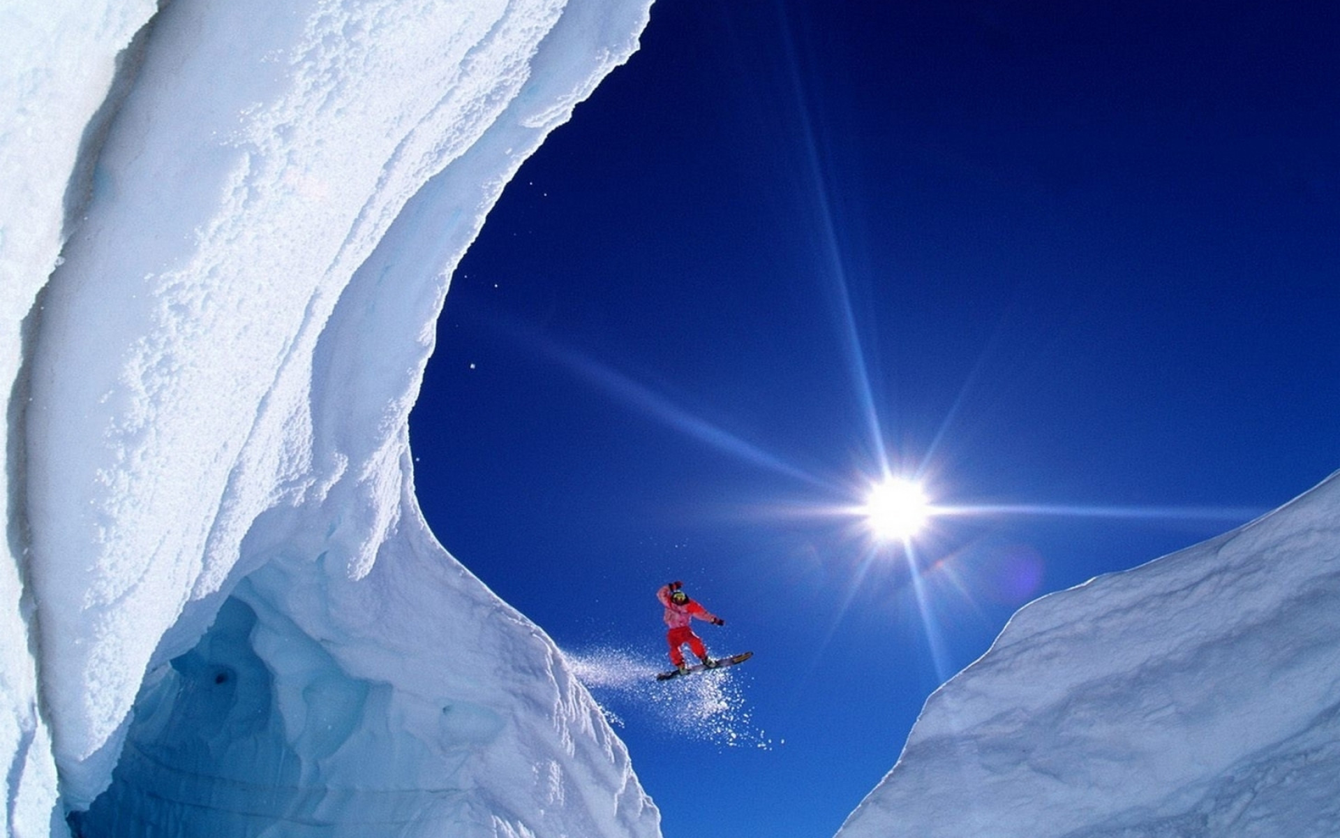 Leaping the Abyss Ruth Gorge Alaska