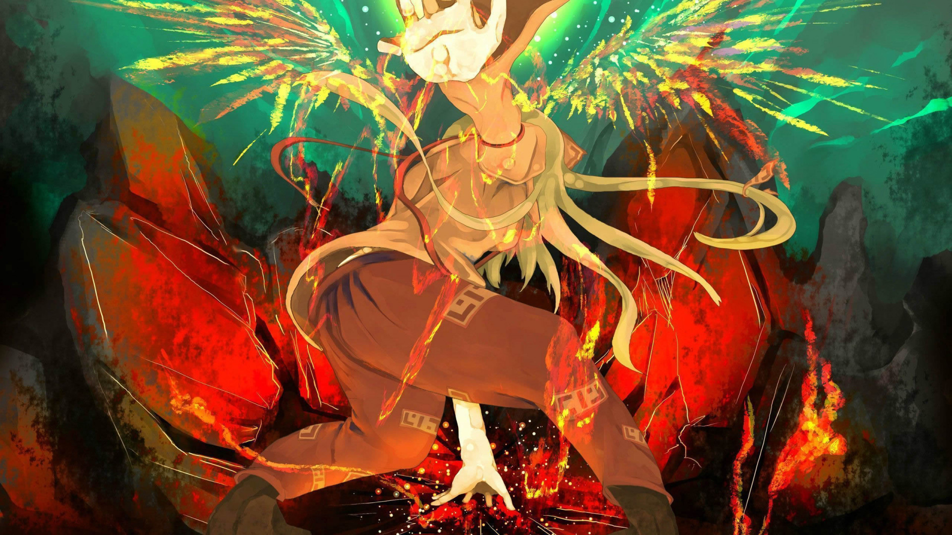 fujiwara no mokou - touhou project