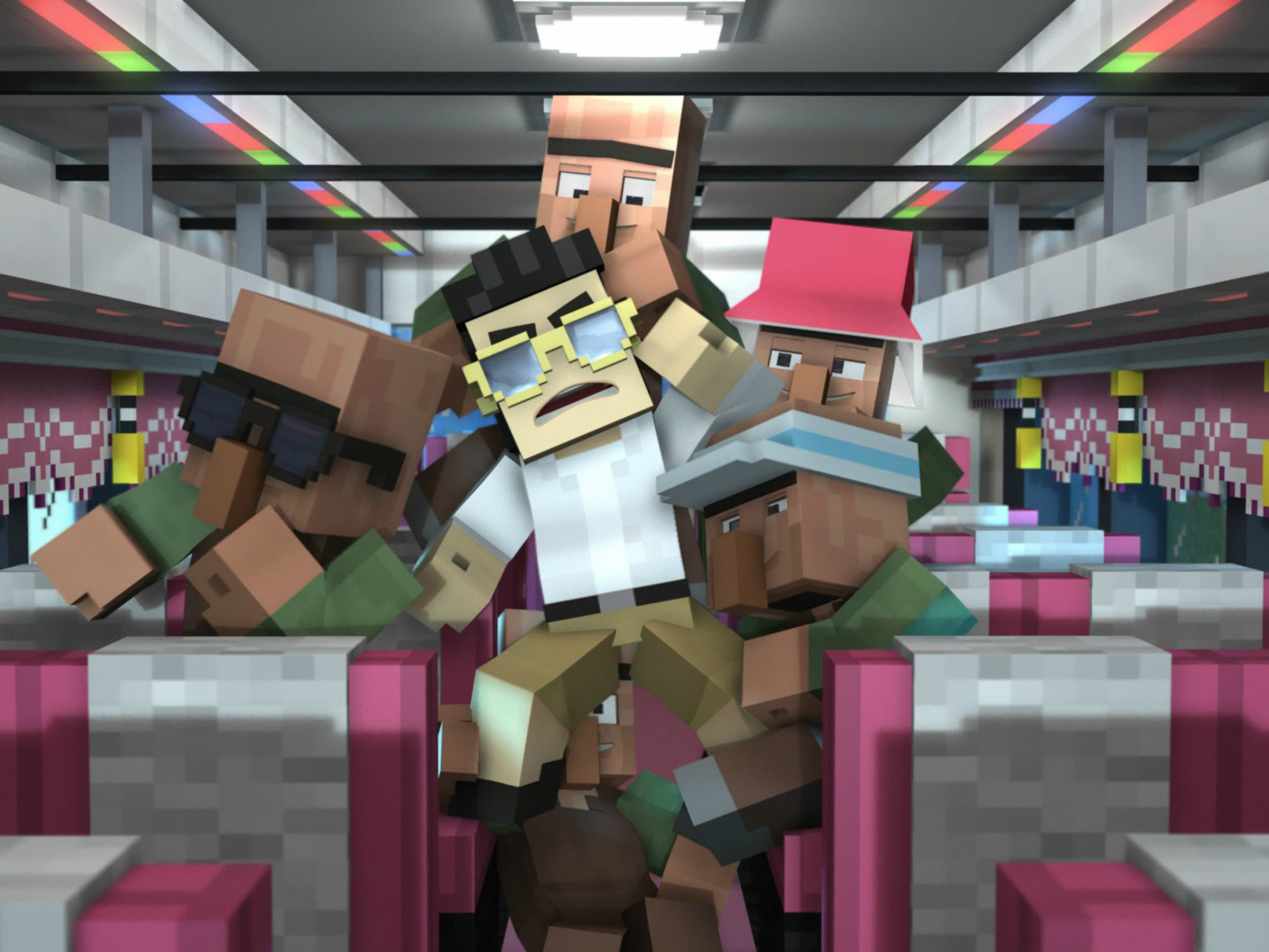 Minecraft Gangnam Style