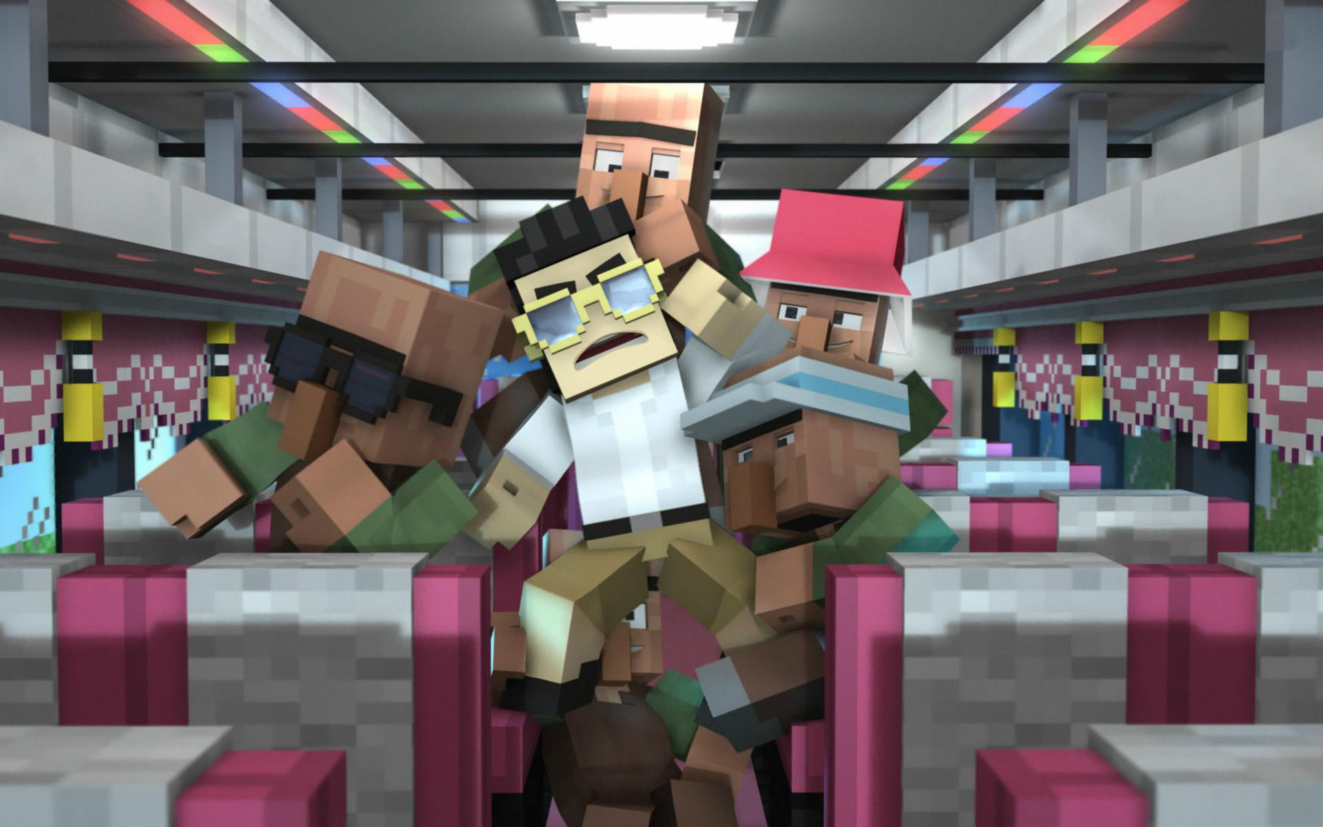 Minecraft Gangnam Style