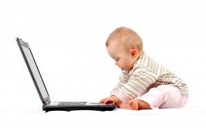 Bebé y su computador