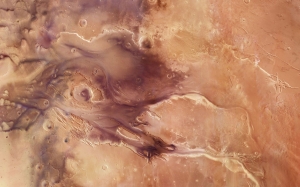 Cañón de valles Kasei en Marte
