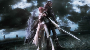 Lightning y Caius - Final Fantasy XIII-2